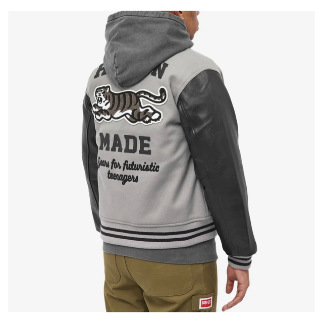 HUMAN MADE - 【値下げ可】HUMAN MADE VARSITY JACKET Gray XLの通販