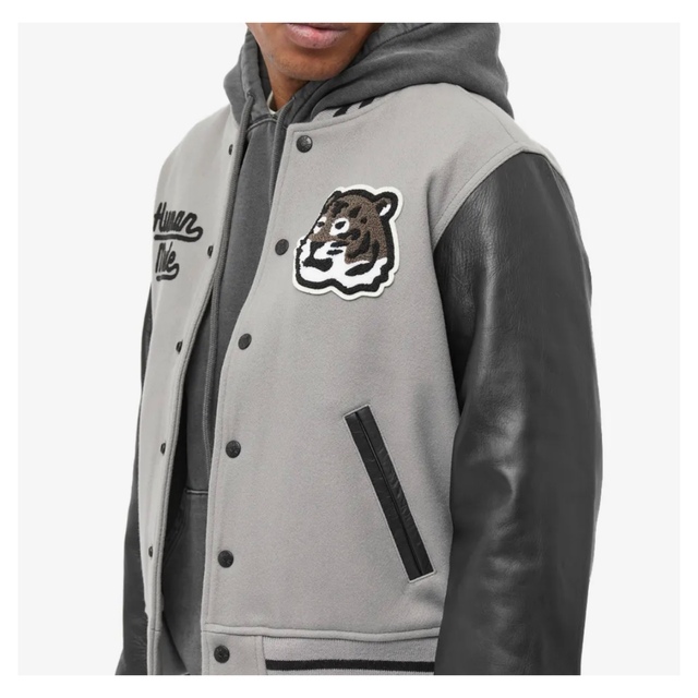 HUMAN MADE - 【値下げ可】HUMAN MADE VARSITY JACKET Gray XLの通販