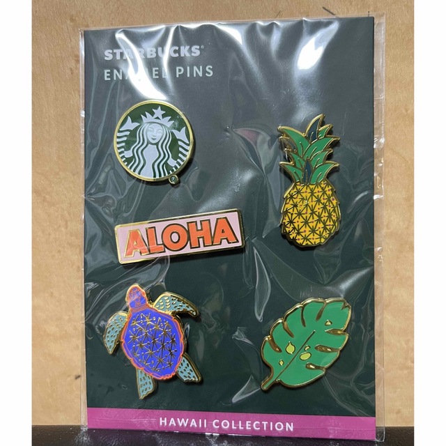 Starbucks Coffee(スターバックスコーヒー)のハワイ限定 スタバ エナメルピンズ💛 レディースのアクセサリー(その他)の商品写真