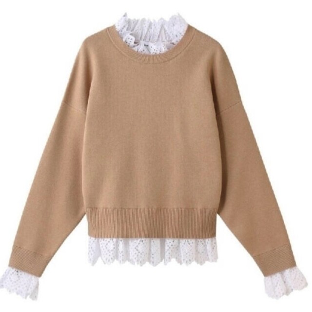 ENFOLD WOOL COTTON フリルPO-