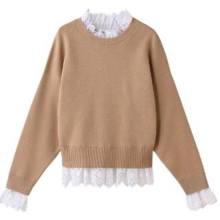 ENFOLD  WOOL COTTON フリルPO エンフォルド