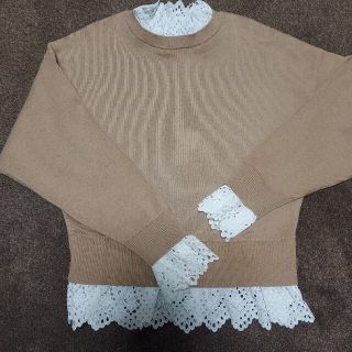 新作ENFOLDエンフォルド　WOOL COTTON フリルPO 新品未使用