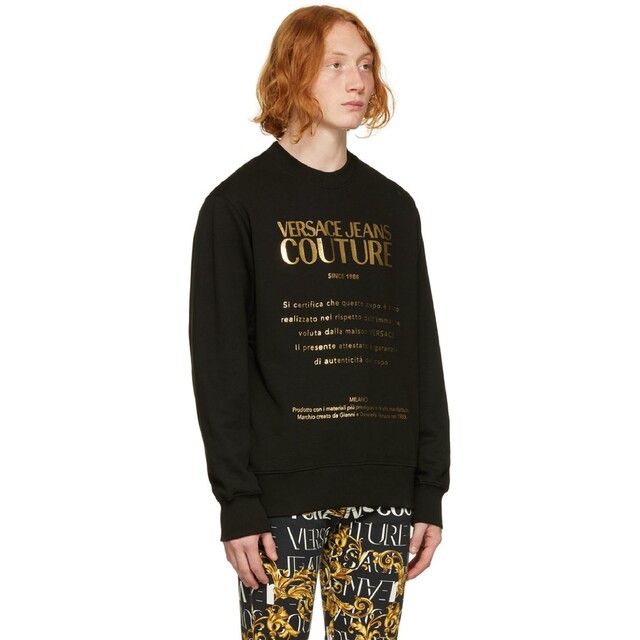 VERSACE JEANS COUTURE スウェット バロック Lサイズ