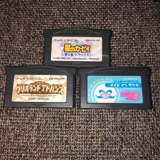 ゲームボーイアドバンス(ゲームボーイアドバンス)のGBA ゲームボーイアドバンスソフト3本セット⑤(携帯用ゲームソフト)