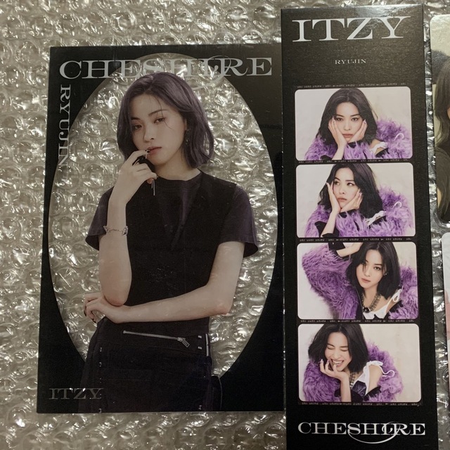 ITZY(イッチ)のitzy cheshire リュジン クリアフォトカード 4カットフィルム エンタメ/ホビーのCD(K-POP/アジア)の商品写真