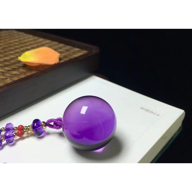 【天然】アメジスト ネックレス 24.5mm 1