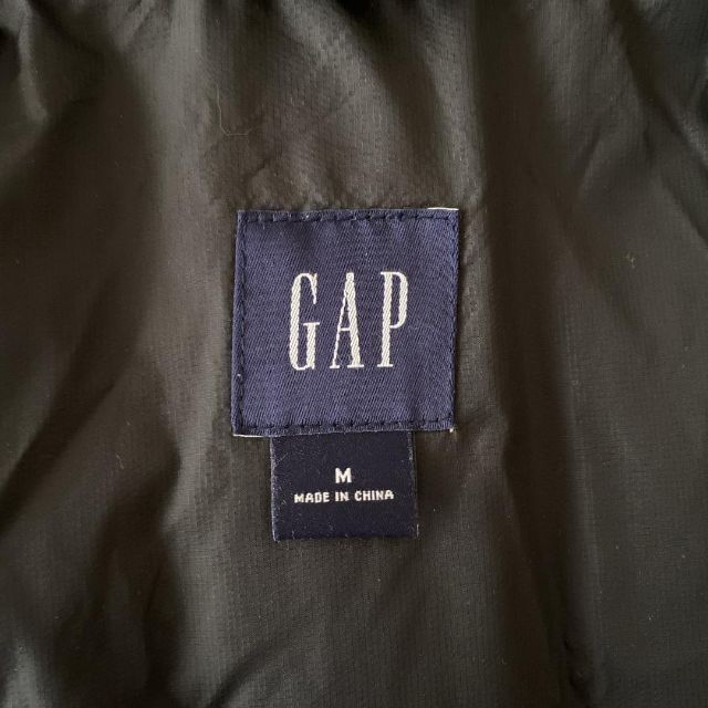 GAP(ギャップ)のGAP　ギャップ　ダウンジャケット　ボアフード付き　ネイビー　M メンズのジャケット/アウター(ダウンジャケット)の商品写真