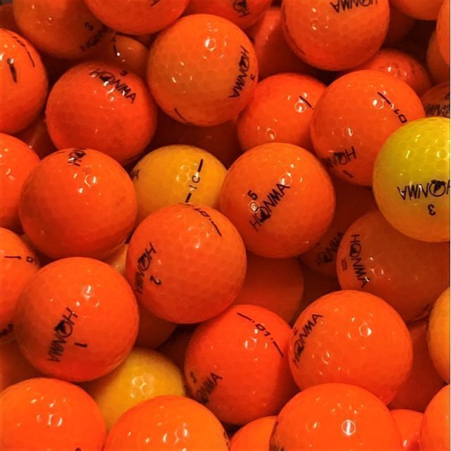 本間ゴルフ(ホンマゴルフ)の★ロストボール ホンマ オレンジ 50球 B スポーツ/アウトドアのゴルフ(その他)の商品写真