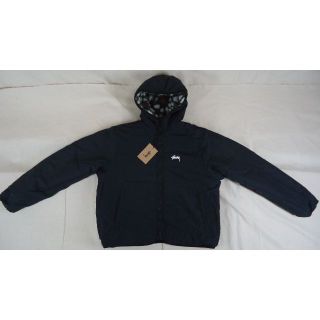 STUSSY - Stussy PATTERN SHERPA JACKET マルチ/黒 Lの通販 by