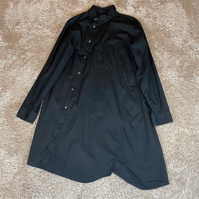 希少】コムデギャルソンオムプリュス 18AW 捻れロングシャツ S