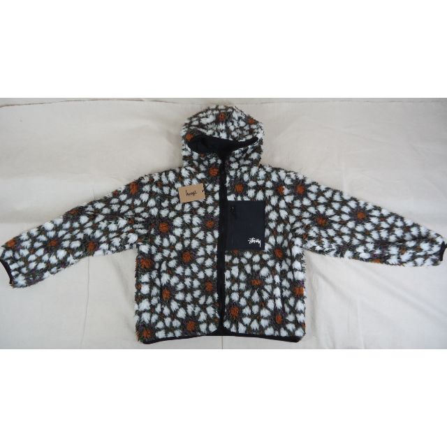 STUSSY(ステューシー)のStussy PATTERN SHERPA JACKET マルチ/黒 XL メンズのジャケット/アウター(その他)の商品写真