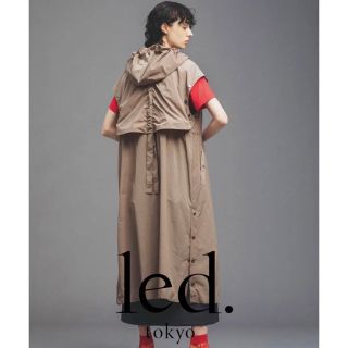出産祝いジャケット/アウターled tokyo nylon track 3way long coat