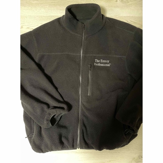 1LDK SELECT(ワンエルディーケーセレクト)のennoy Polartec® City Fleece BLACKxWHITE メンズのトップス(スウェット)の商品写真