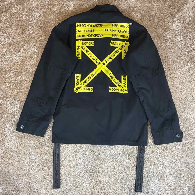 【希少】OFF-WHITE 18SS FireTape Field Jacket