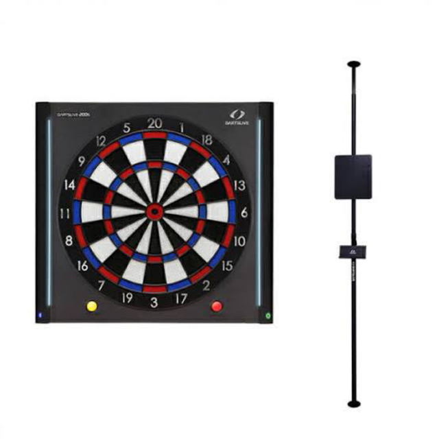 DARTSLIVE(ダーツライブ)のDARTSLIVE-200s  DARTSLIVEポールスタンド   2点セット エンタメ/ホビーのテーブルゲーム/ホビー(ダーツ)の商品写真