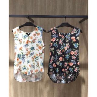 Theory 18SS トロピカルプリントブラウス