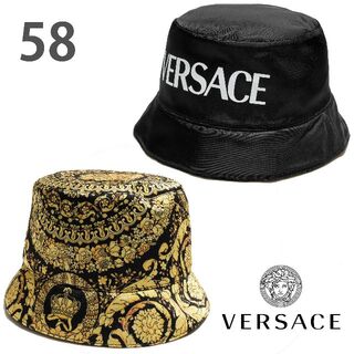 ヴェルサーチ(VERSACE)の新品 Versace Barocco リバーシブルハット 58(ハット)