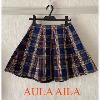 アウラアイラ(AULA AILA)のAULA AILA チェックスカート(ミニスカート)