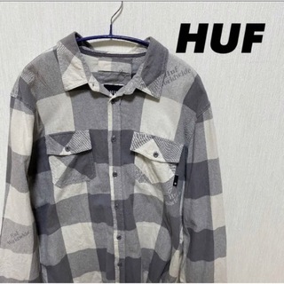 ハフ(HUF)のHuf ハフ ネルシャツ チェックシャツ 古着 ストリートファッション(シャツ)