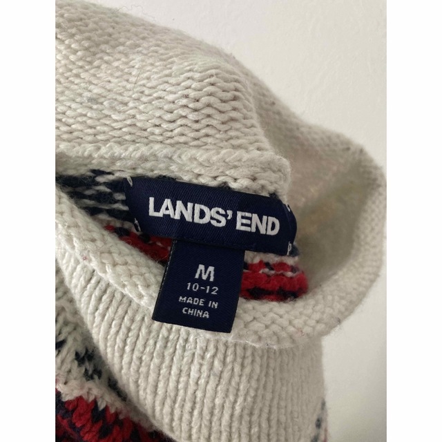 LANDS’END(ランズエンド)のLAND'S END ニット　ボーダーニット　セーター　ロールネック メンズのトップス(ニット/セーター)の商品写真