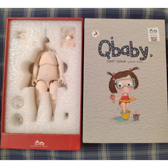 qbaby body 公式サイト購入品　新品未使用 ハンドメイドのぬいぐるみ/人形(人形)の商品写真
