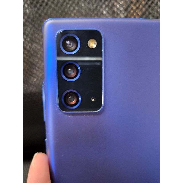 SAMSUNG(サムスン)のgalaxy note 20 5G 256GB SIM FREE ブルー スマホ/家電/カメラのスマートフォン/携帯電話(スマートフォン本体)の商品写真