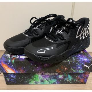 プーマ(PUMA)の【27.5cm】PUMA MB.01 Low Black ラメロ ボール(スニーカー)