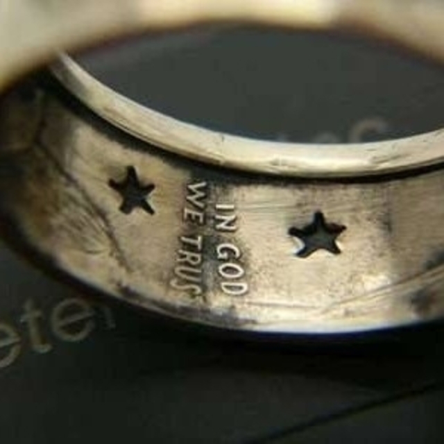 【SALE】リング メンズ シルバー オオカミ ウルフ 指輪 21号 メンズのアクセサリー(リング(指輪))の商品写真