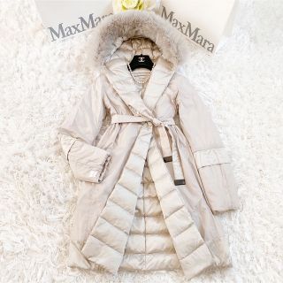 未使用　Max Mara the cube 　ロングダウンジャケット　ブラック