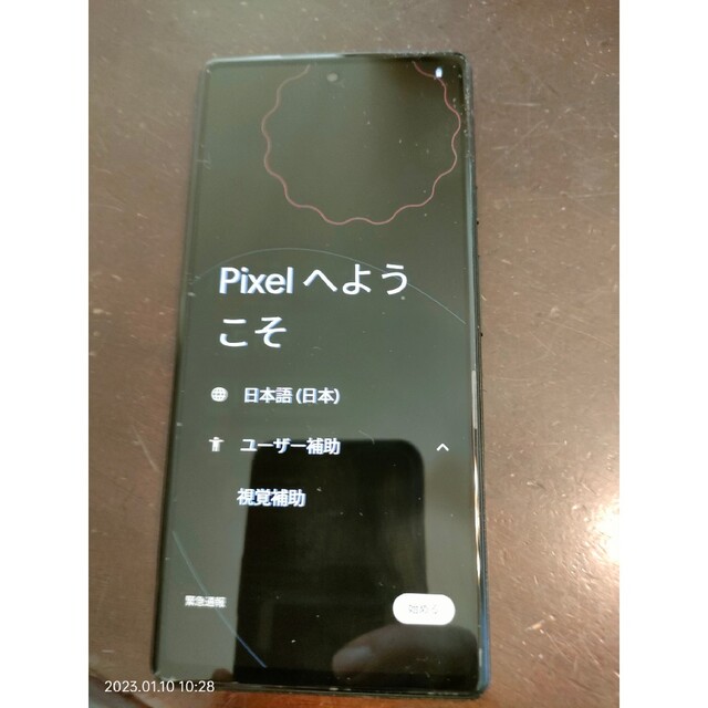 スマートフォン本体Google Pixel 6a Charcoal 128 GB au