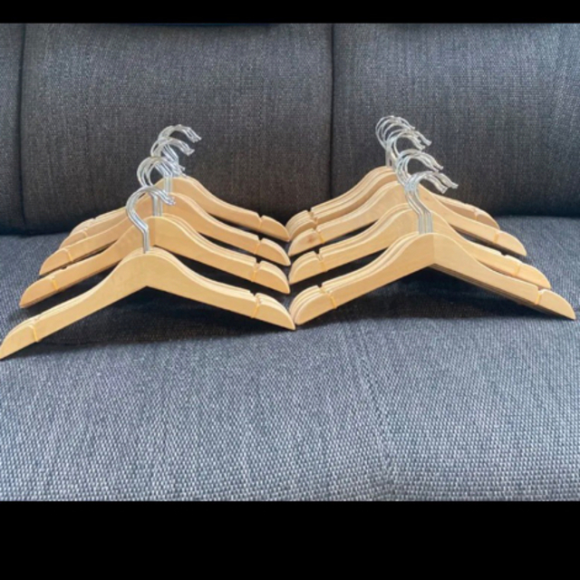 IKEAの子供用木製ハンガー　50本セット