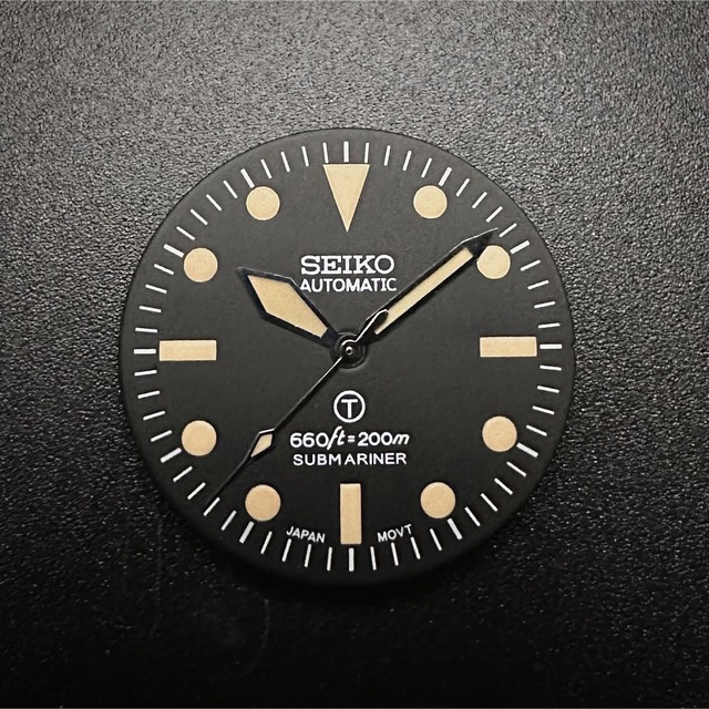 SEIKO(セイコー)のNH35 NH36 等用 針 セット 社外 カスタム 部品 軍サブ クリーム B メンズの時計(腕時計(アナログ))の商品写真