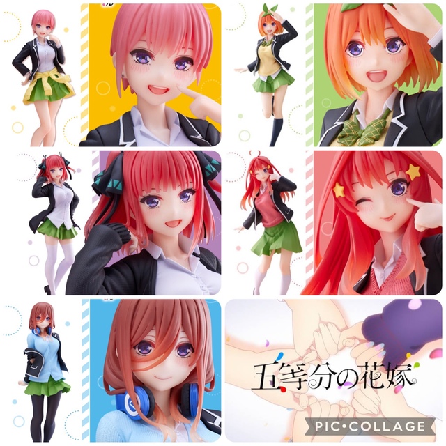 新品5種セット☆五等分の花嫁 coreful 制服renewal フィギュアの通販