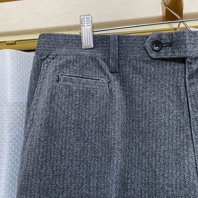 スーツ　スラックス　グレー　美品　 スラックスパンツ　ビジネス メンズのスーツ(スラックス/スーツパンツ)の商品写真