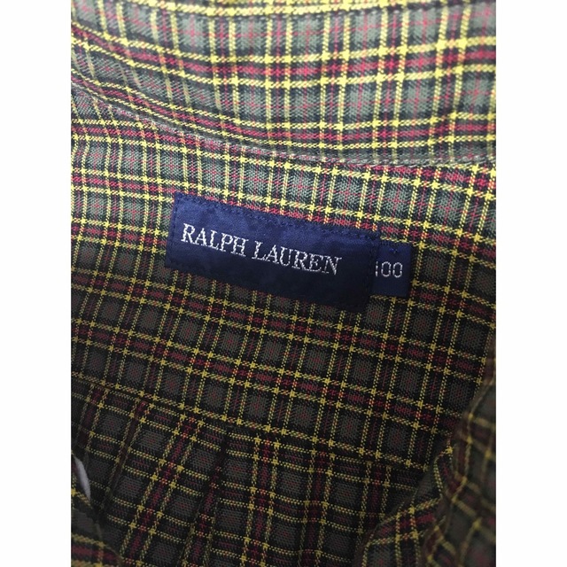 Ralph Lauren(ラルフローレン)のRALPH LAUREN/ラルフローレン　チェックシャツ キッズ size100 キッズ/ベビー/マタニティのキッズ服男の子用(90cm~)(ブラウス)の商品写真