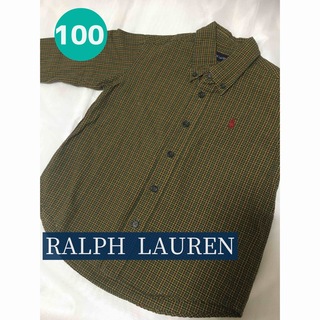 ラルフローレン(Ralph Lauren)のRALPH LAUREN/ラルフローレン　チェックシャツ キッズ size100(ブラウス)