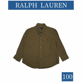 ラルフローレン(Ralph Lauren)のRALPH LAUREN/ラルフローレン　チェックシャツ キッズ size100(ブラウス)