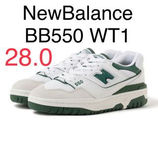 ニューバランス(New Balance)のNewBalance  BB 550 WT1 グリーン ニューバランス 28cm(スニーカー)