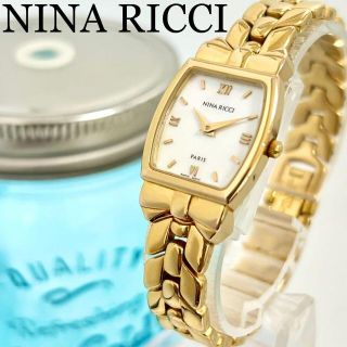 113 NINA RICCI ニナリッチ時計 レディース腕時計 シェル リボン-