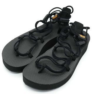 テバ(Teva)のテバ スポーツサンダル ミッドフォームインフィニティ アウトドア ストラップ シューズ 靴 黒 レディース W5サイズ ブラック Teva(サンダル)