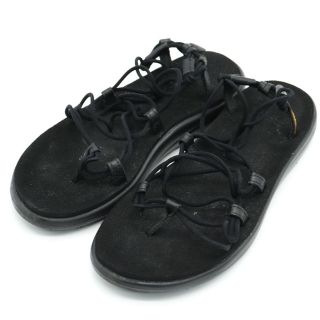 テバ(Teva)のテバ スポーツサンダル ボヤ インフィニティ フラット コード ストラップ アウトドア 25.5cm相当 靴 メンズ ブラック Teva(サンダル)