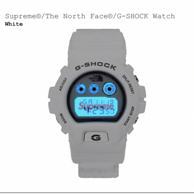 Supreme®/The North Face®/G-SHOCK White