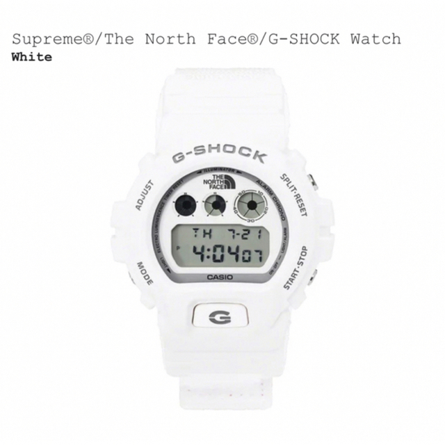 supreme The North Face G-SHOCK  ホワイト