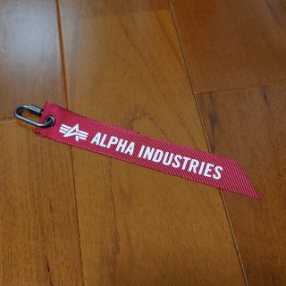 アルファインダストリーズ(ALPHA INDUSTRIES)の新品未使用 ALPHA INDUSTRIES 赤タグ(キーホルダー)