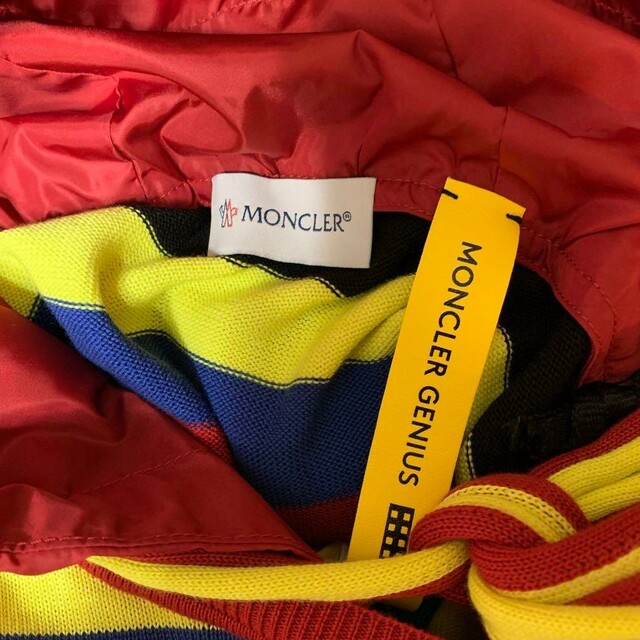 Moncler JW Anderson マルチカラー フーディ　ニット　L