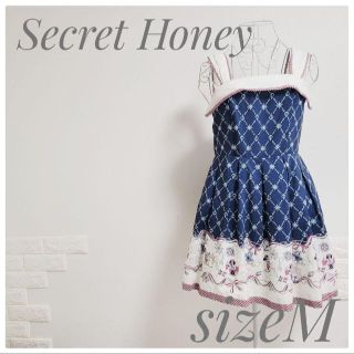 シークレットハニー(Secret Honey)のSecretHoney シーハニ レトロ ミッキー ミニー マリン ワンピース(ひざ丈ワンピース)