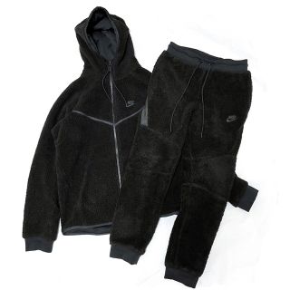 NIKE テックウインドランナーシェルパフリース ボアパーカー XL