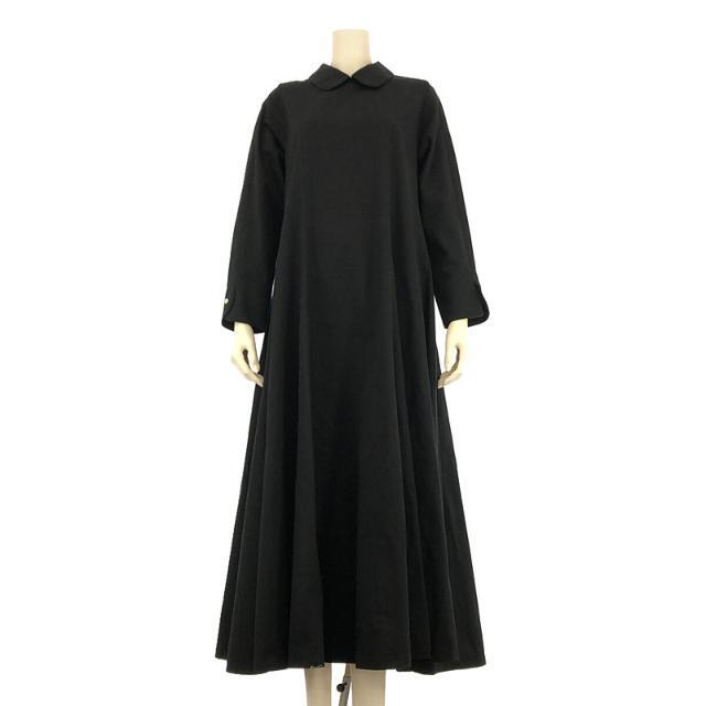 レディースfoufou / フーフー | 【THE DRESS #34】round collar flare dress （ラウンドカラーフレアドレス | M＋ | ブラック | レディース