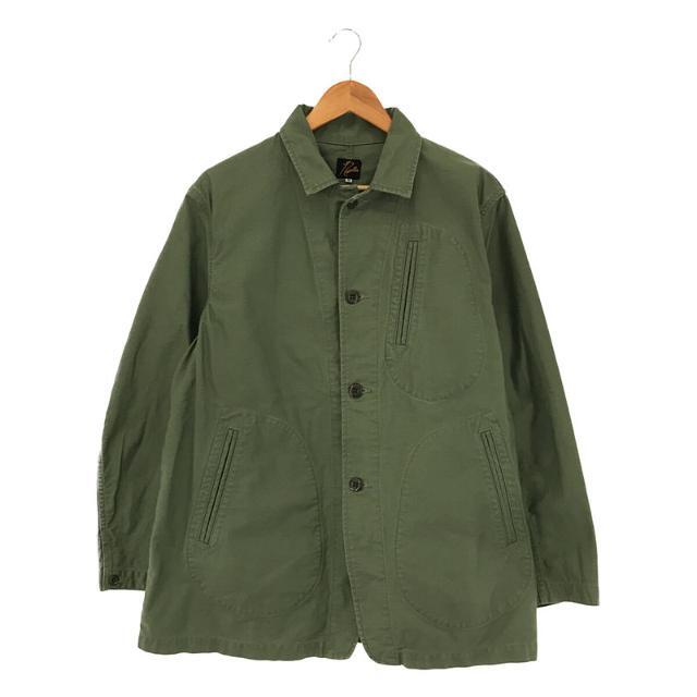 【美品】  Needles / ニードルス | Arrow Jacket  Back Sateen コットン バックサテン ミリタリー アロー ジャケット | S | オリーブ | メンズ