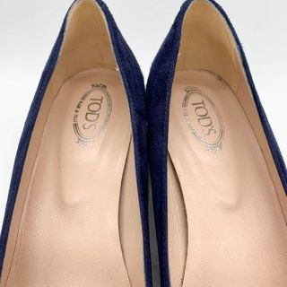 TOD'S - 【ほぼ未使用】トッズ パンプス スエード スクエアトゥ ...